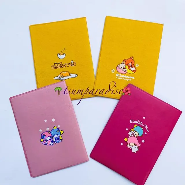 Passport Cover Holder Doraemon Gudetama Little Twin Stars Hello Kitty My Melody Rilakkuma