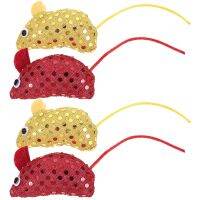 Little Mouse Cat Toys Indoor Cats Interactive Mice Cute Kitten Chew Sequins Pet Toys