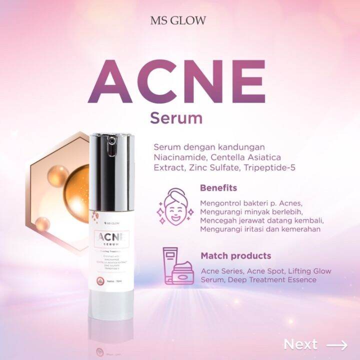 Ms Glow Acne Serum Lazada