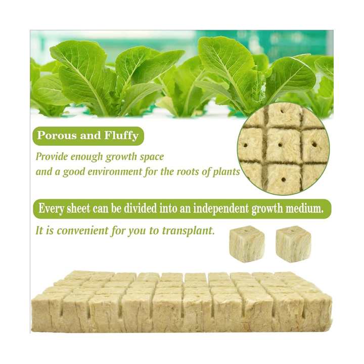 50pcs-stonewool-hydroponic-grow-media-starter-cubes-plant-cubes-soilless-substrate-seeded-rock-wool-plug-seedling-block