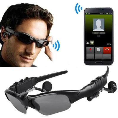แว่นตาบลูทูธสเตอริโอไร้สายหูฟังมีไมโครโฟนแว่นกันแดดตัดเสียงรบกวนแว่นตาขี่กีฬา