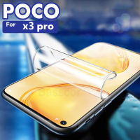 2Pcs Hydrogel Film on the Screen Protector For Xiaomi Poco X3 Pro F1 F2 F3 Screen Protector For Poco X3 GT M3 M4 Pro 5G Non Glas