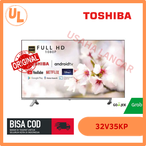 TOSHIBA 32V35KP HD Android TV 32 Inch Bezel Less - Garansi Resmi ...