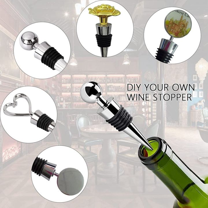 20pcs-metal-bottles-stoppers-wine-bottles-stoppers-wine-bottles-corks-tapered-storage-crafts-art-diy