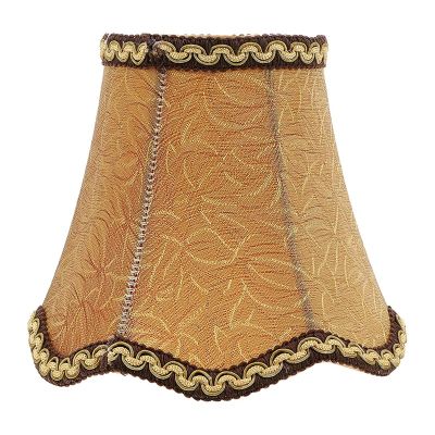 Chandelier Lamp Shades Fabric Cloth Clip on Light Shades Lamp Cover Drum Shade Lampshade Bulb Cover for Floor Lamp 13cm
