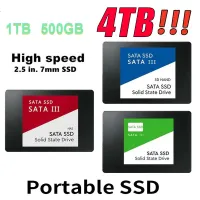 2023 SSD Sata แผ่นฮาร์ดไดรฟ์ความเร็วสูง4TB Sata 2.5นิ้ว Ssd TLC 500โซลิดสเตทไดรฟ์ภายในเมกะไบต์/วินาทีสำหรับแล็ปท็อปและเดสก์ท็อป