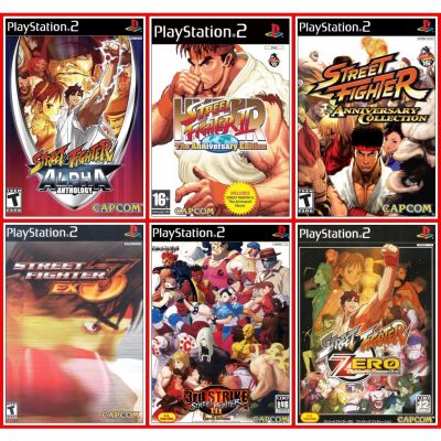 Street Fighter ทุกภาค PS2  สตรีทไฟเตอร์ ทุกภาค Playstation 2