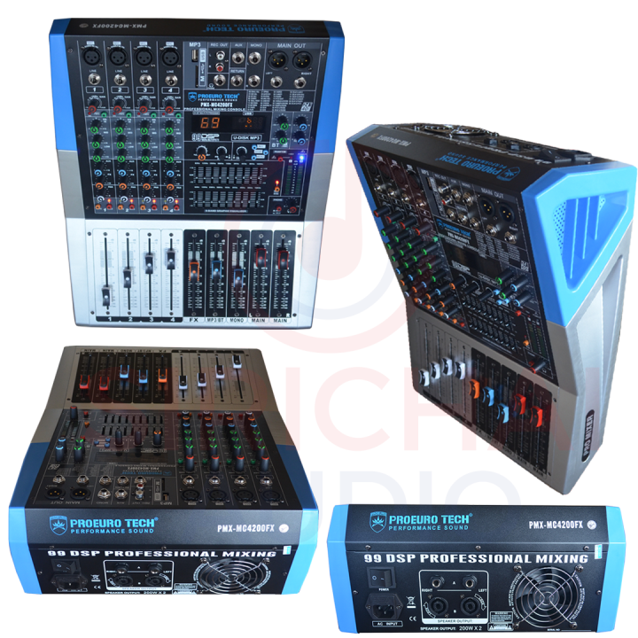 เพาเวอร์มิกเซอร์ PROEUROTECH PMXMC4200 powermixer รุ่นใหม่ล่าสุด 200