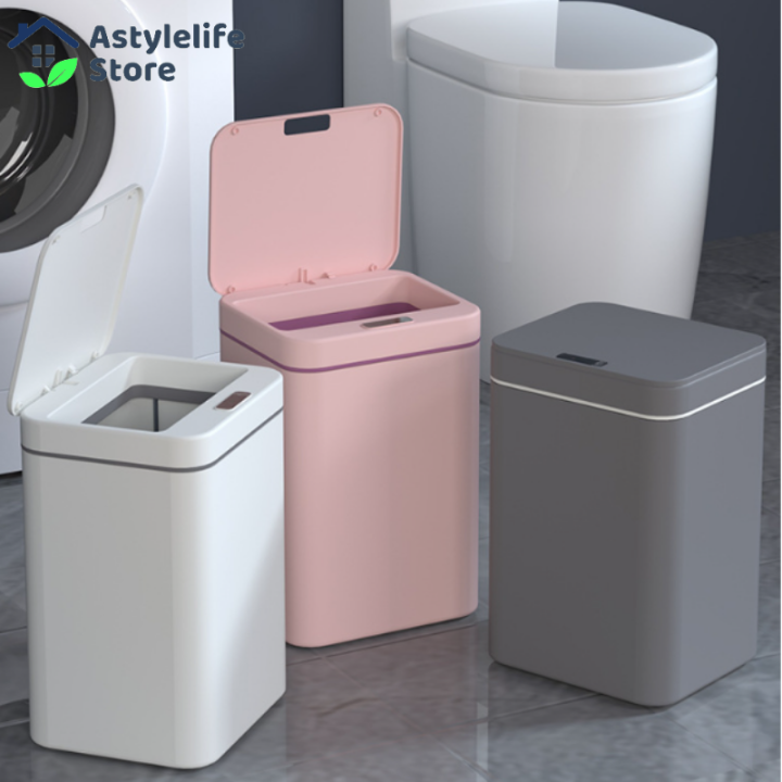 Ready Stock Automatic Big Volume Smart Sensor Rubbish Bin Dustbin ...