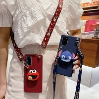 Phone Holder Rope Cover For Huawei P Smart Plus Z Y7 2017 Y6 Pro Y5 Y9 Prime 2019 2018 Case Cartoon Necklace Lanyard Strap Funda