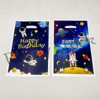 【hot sale】 ❒⊙ B41 30Pc/Lot Outer Space Astronaut gift bags loot bags Theme Kids Birthday Party Decoration Supplies