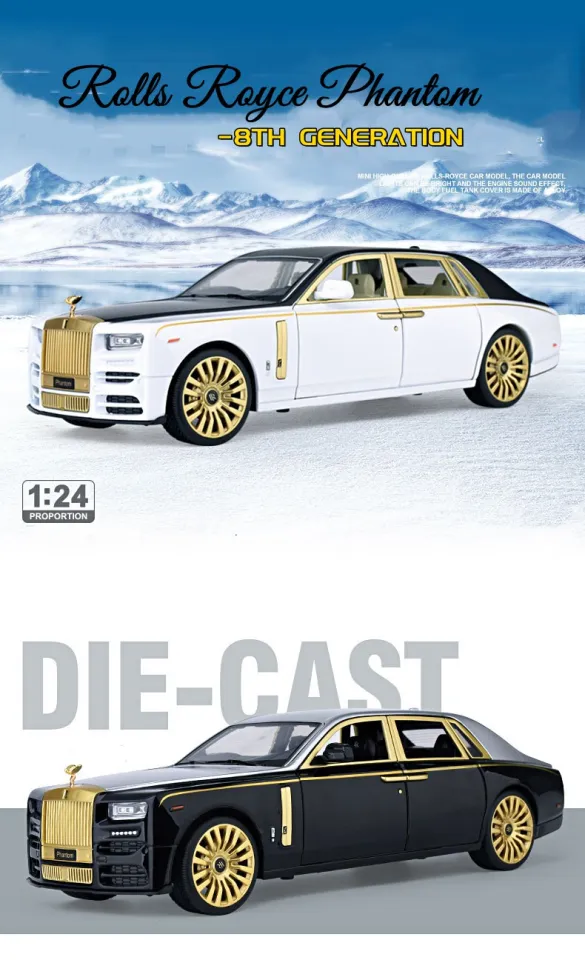  BDTCTK 1/24 Rolls-Royce Phantom Model Car,Zinc Alloy