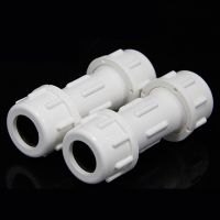 1Piece 50mm ID PVC Union Pipe Fitting Straight Adapter Reducer Water Quick Connector For Garden Irrigation System