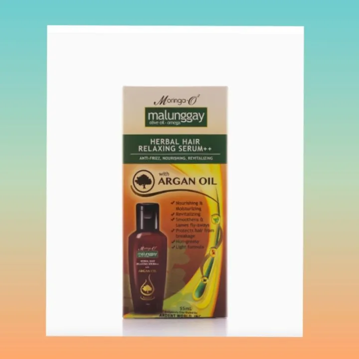 Moringga O2 Malunggay Herbal Hair Relaxing Serum with Argan Oil 55ml ...