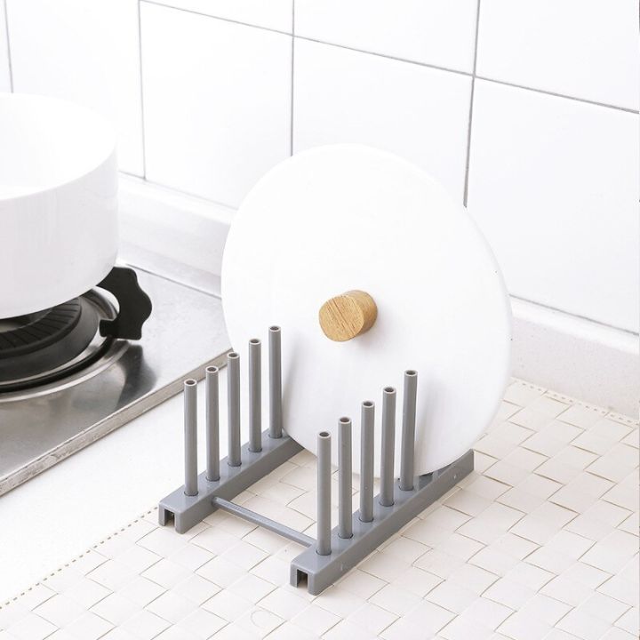 ชั้นวางจาน-tempat-sendok-สำหรับทำอาหารแร็คฝาหม้อชั้นวางของในครัวและกล่องเก็บสินค้า-ชั้นวางของในครัวชั้นวางของฝาครอบกระทะวางจาน