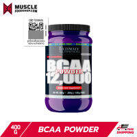 Ultimate Nutrition BCAA 12,000 Unflavored - 400gm กรดอะมิโนเสริมสร้างกล้ามเนื้อ