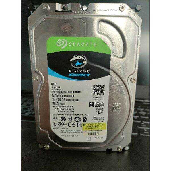 6TB HDD SEAGATE SKYHAWK HARDDISK (ฮาร์ดดิสก์) มือสอง ประกันถึง 2024 ...