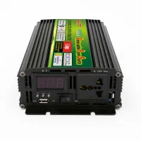 เข็มขัด Gratis Ongkir 1000W Ups 12V 220V เครื่องแปลงไฟ1Kva ตัวผกผันพร้อมที่ชาร์จ