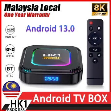 HK1 RBOX K8 Android 13 TV BOX RK3528 4G 32G/64G Wifi H.265 4K HDR Set top  tv box
