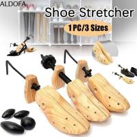 ALDOFA รองเท้าไม้ Aksesoris Sepatu อุปกรณ์สำหรับบ้านแฟชั่นปรับระดับได้,เครื่องยืดรองเท้าแฟชั่นแบบปั๊ม