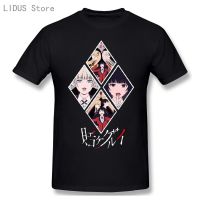 Compulsive Gambler Kakegurui Pullover Anime T Shirt For Men Short Sleeve Tshirt Cotton T-Shirts Tees