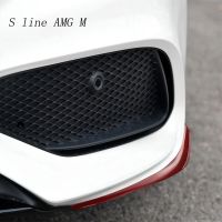 Car Styling Front Bumper Fog Light Frame Trim For Mercedes Benz CLA C117 Fog Lamp Cover Stickers Decorative Auto Red Accessories