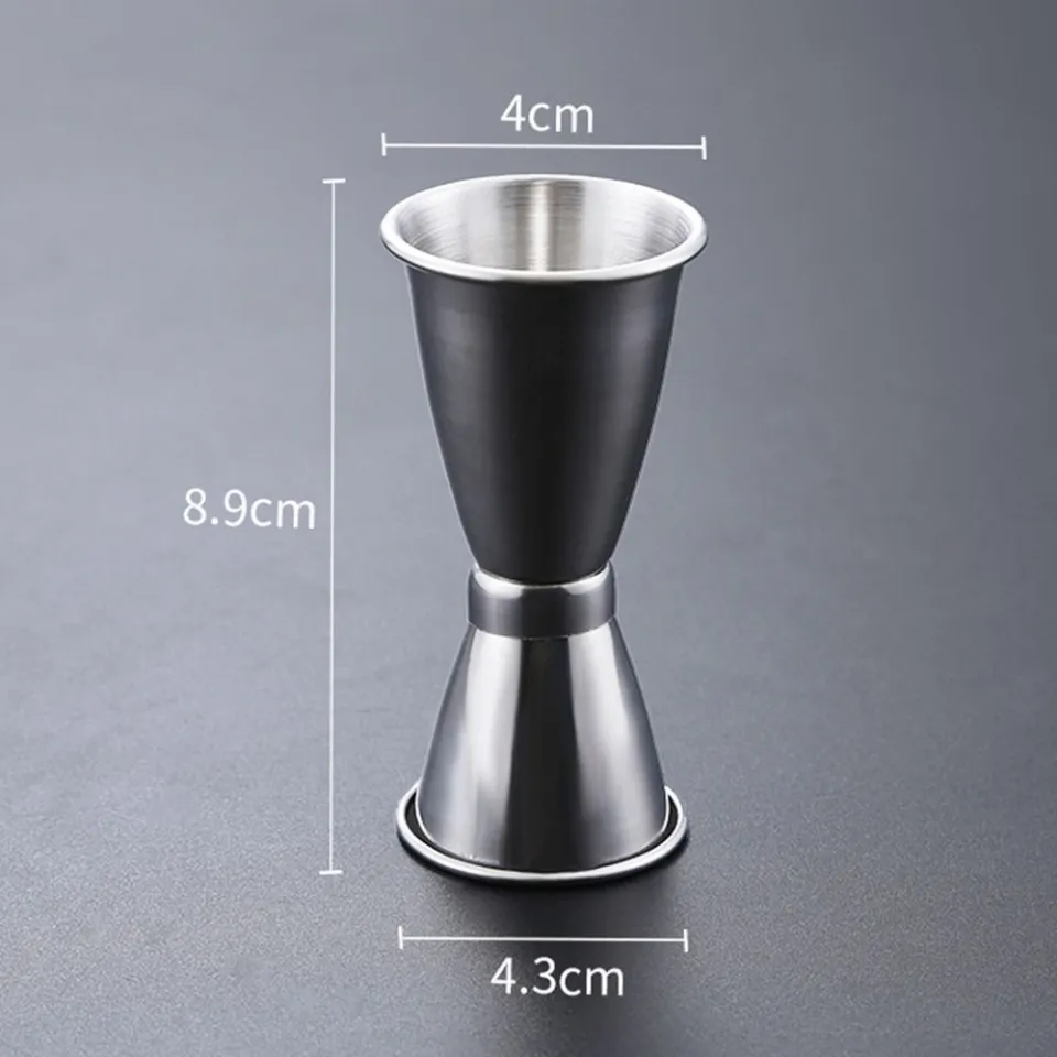 2PCS Stainless Steel Double-Head Measuring Cup 1oz/2oz Japanese-Style —  CHIMIYA
