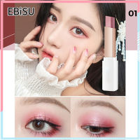 EBiSU Store เมจิกสองสีอายแชโดว์สติ๊กสเตอริโอชิมเมอร์ไล่โทนสีอายแชโดว์ปากกาแต่งหน้าเครื่องมือเครื่องสำอางติดทนนานกันน้ำ