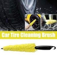 Multifunctional Car Cleaning Brush Sponge Tire Cleaning Tool Washing Brush Wheel Brush N4P6