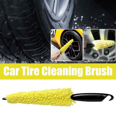 Multifunctional Car Cleaning Brush Sponge Tire Cleaning Brush Tool Washing Brush Wheel T9K7