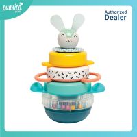 TafToys Hunny Bunny stacker ของเล่นห่วงเรียงซ้อน (9m+) [Punnita authorized dealer]