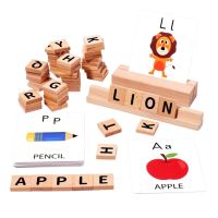 【CW】 Block Flash Card Game English Words Early Educational