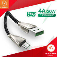 ND ส่งฟรี ถูก/แท้Mcdodo สายชาร์จ Oppo Vooc 4A 20W สายถัก Micro Cable รองรับ VOOC A37 F7 F5 A5 A3S A7