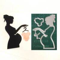 New Pregnant Woman Take Baby Clothes Metal Cutting Die DIY Clipping Book Craft Card Die Stamp Paper Craft Cutting Die