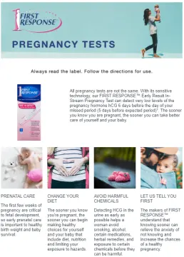 Buy First Response Instream Pregnancy Test 3 Tests Online at