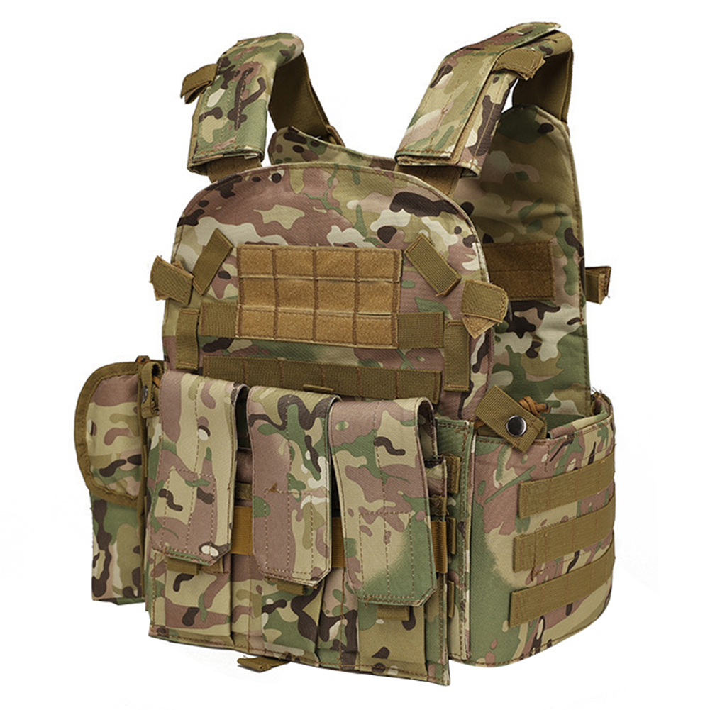 MOLLE Tactical Hunting Body Vest Military Body Protector Training Vest Armor 