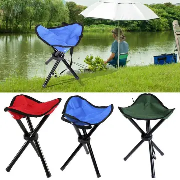 Portable best sale tripod chair