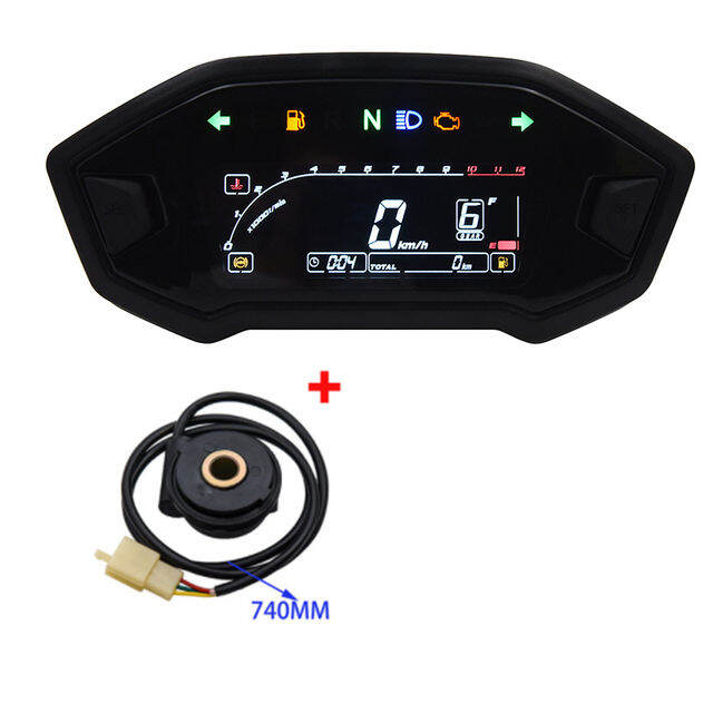 12000rpm-universal-รถจักรยานยนต์-speedometer-เครื่องวัดระยะทางดิจิตอลแผงควบคุม-lcd-ใช้งานร่วมกับ-1-2-4-กระบอกรุ่น