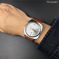 ⌚ นาฬิกา TOMIs square table calendar business men quartz watch fashion or lend students creative 084