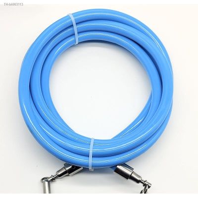☒™✖ 10MM BLUE - LOCK HEAD HEAVY ROPE - TPU coat steel core HIGH END NEVERTOOLATE heavy jump rope as RA IGNITE