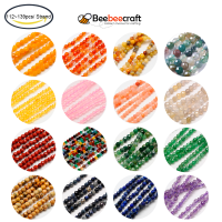 Beebeecraft 1 strand Agate Moss 3mm round faceted beads, hole: 0.8mm, about 126 pcs/strand, 15.5 inch