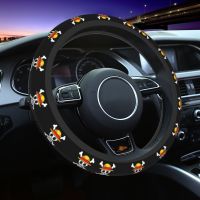 One Piece Luffy Car Steering Wheel Cover 37-38 Anti-slip Colorful Auto Decoration Interior Accessories Steering Wheels Accessories