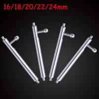 ❈♣✘ Watch Pin Repair Tools Kits Stainless Steel Quick Release Spring Bars Pins 16mm 18mm 20mm 22mm 24mm ตัวเชื่อมต่อสายนาฬิกา