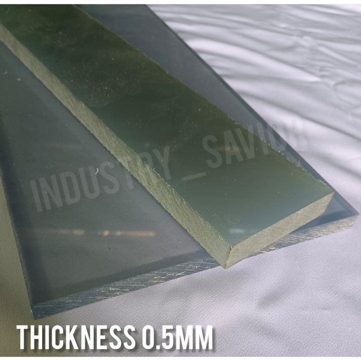 Polyvinyl Chloride (PVC) Sheet Clear Thickness 0.5mm, Width 150mm | Lazada