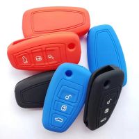 wenminr Car Flip Key Cover Silicone Shirt Holder For MAZDA BT-50 BT50 PRO 2012-15 Remote Protect Rubber Case 3 Button