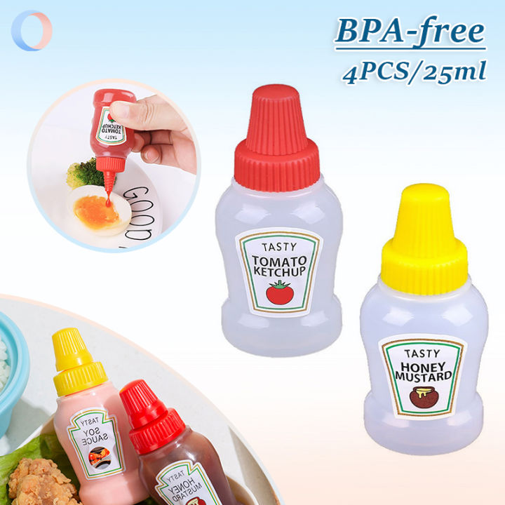 mini condiments squeeze bottle tomato sauce