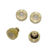 10Pcs 0.2/0.3/0.4/0.5mm Low Pressure High Quality Brass Fog Misting Nozzles Connectors Garden Water Irrigation Sprinkler Fitting