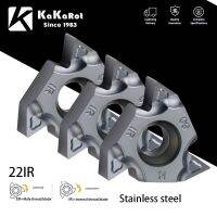 KaKarot MMT22IR N55 N60 3.5 / 4.0 / 5.0 / 6.0ISO คาร์ไบด์แทรกด้ายหมุนเครื่องมือแทรกสําหรับ SER CNC เครื่องกลึงสแตนเลส