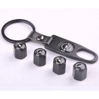 Style High Quality Car Wheel Tyre Air Valve Caps With Key Chain Set Fit For Opel Car Emblem Modified Nut hui