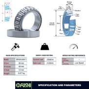 Vòng Bi Đầu Lái 30YM1 48Y1 Vòng Bi Xe Máy Con Lăn Côn 30 48 12 Mm 304812